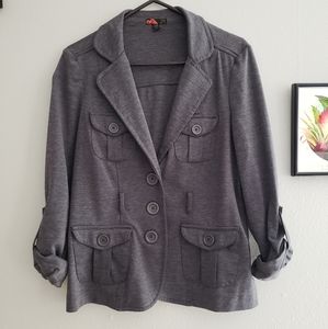 Forever 21 Womens Gray Blazer - Large